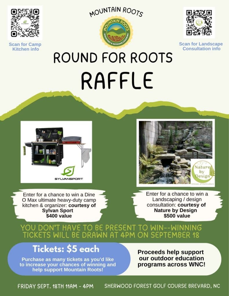 Round for Roots Raffle Flyer